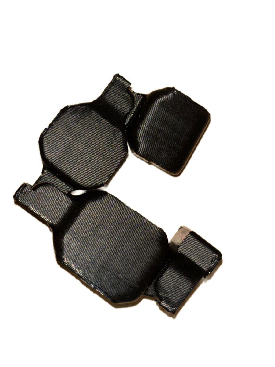Printed finger segments